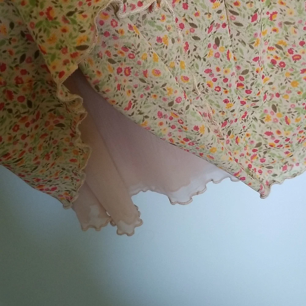 Vintage 90s Calvin Klein Floral Slip Dress - Picture 6 of 8